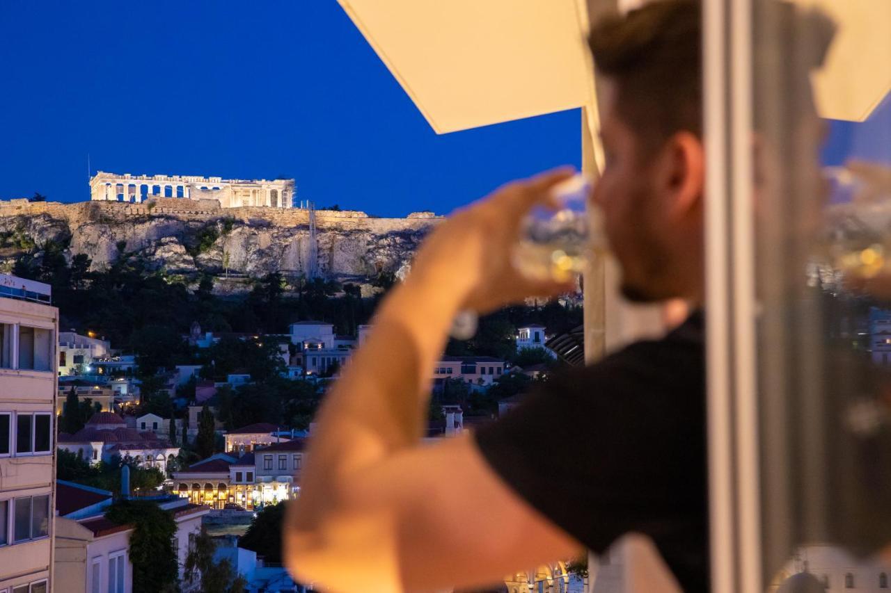 Ferienwohnung Acrolights By Night Athen Exterior foto