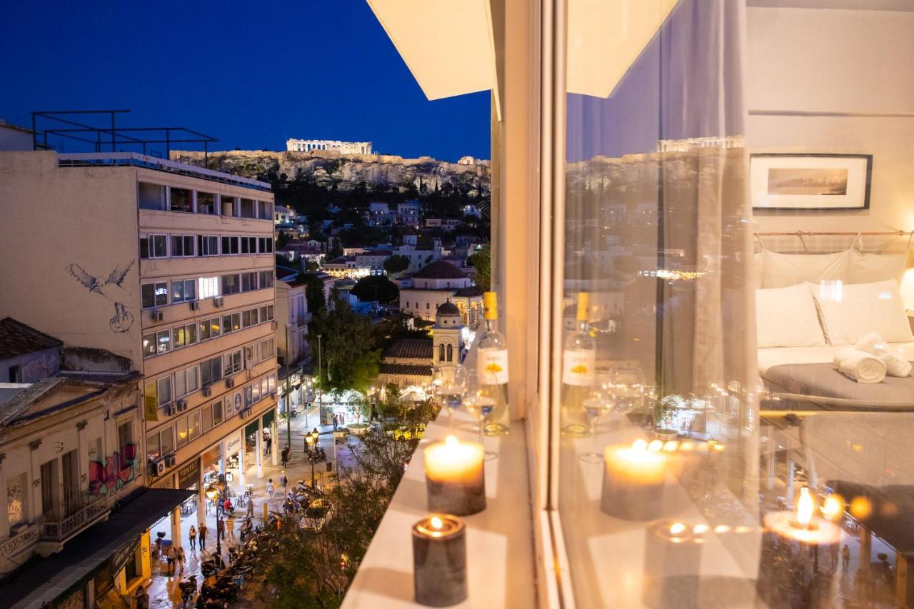 Ferienwohnung Acrolights By Night Athen Exterior foto